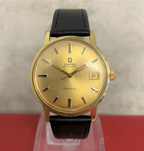 omega geneve gold watch